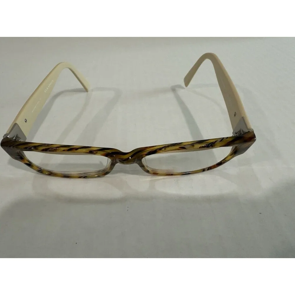 Seraphin Eyeglasses Hiawatha/8657 Brown Marble/Ivory 53-15 &‎ Shell Case Safilo